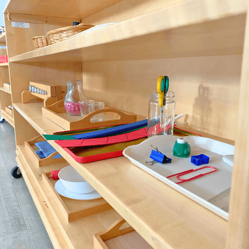 Montessori shelf